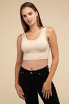 Scoop Ribbed Seamless Crop Top