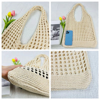 Knit Beach Tote Bag