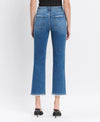 VERVET High Rise Ankle Straight Jeans