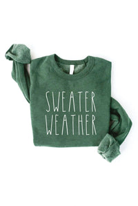 Sweater Weather Graphic Fleece Sweatshirt