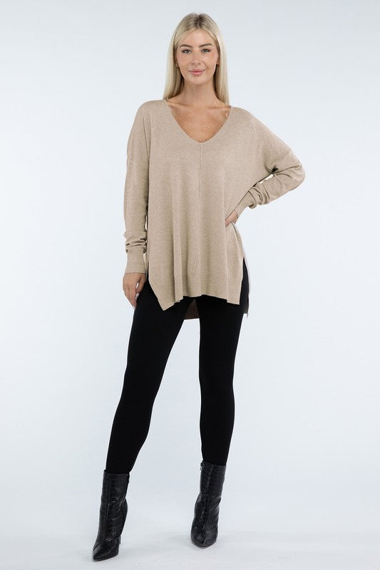 Stella High-Low Tunic Sweater