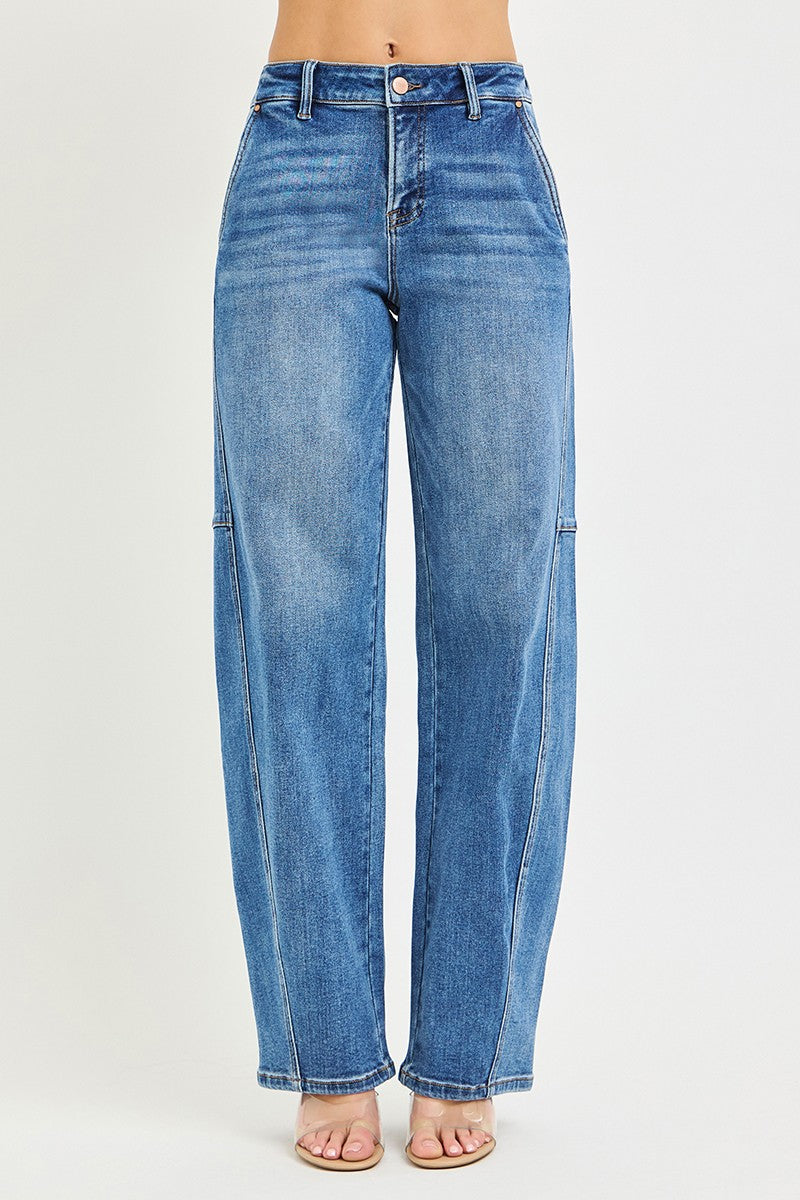 Risen High Rise Slouchy Baggy Jeans