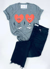 Two Stepping Hearts Graphic Tee