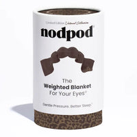 Mocha Leopard Nodpod Weighted Sleep Mask