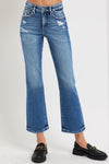 RISEN High Rise Crop Bootcut Jeans