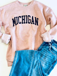 Michigan Graphic Fleece Sweatshirt