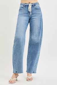Risen High Rise Slouchy Barrel Jeans PG21753