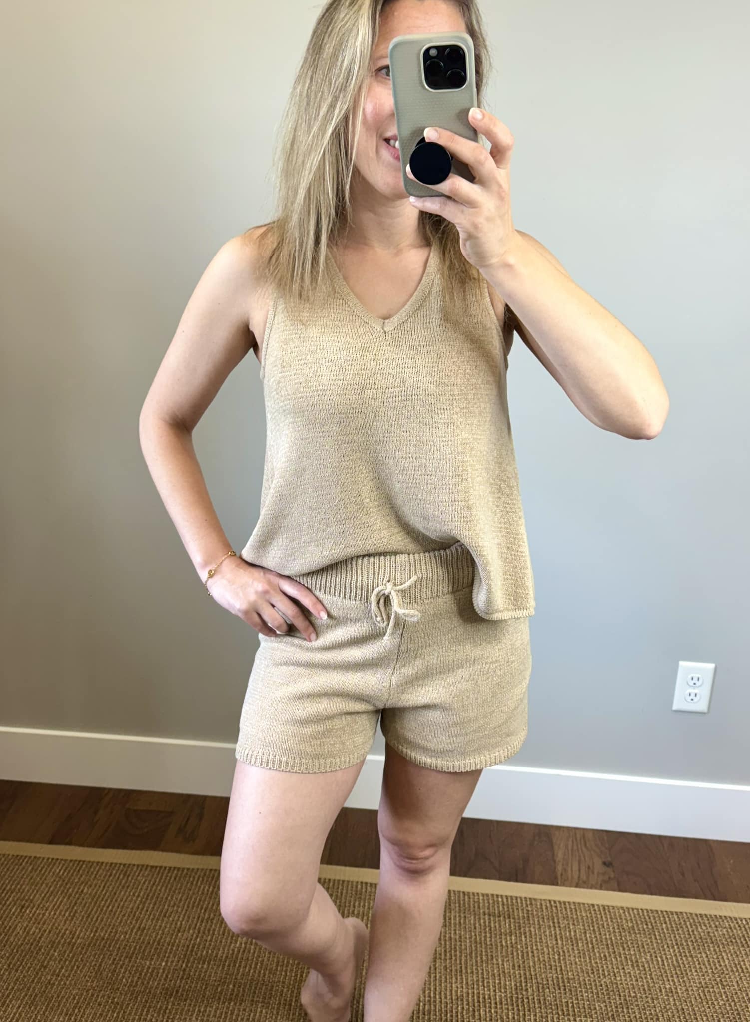 Luxe Sweater Knit Lounge Shorts