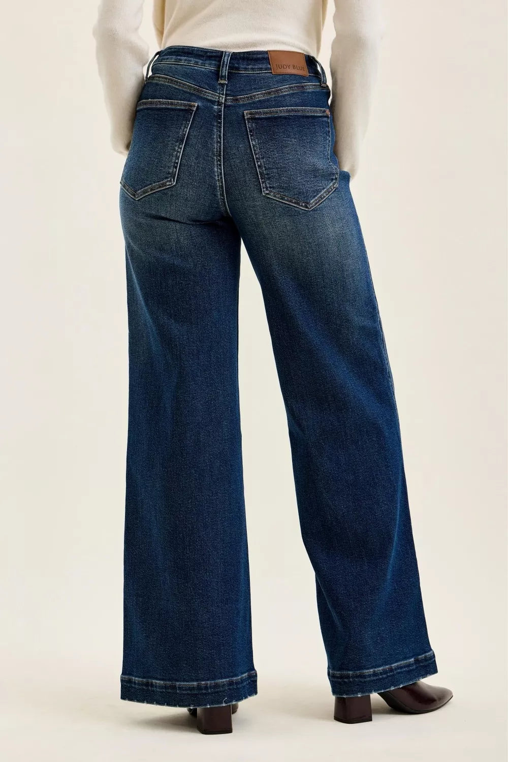 Judy Blue High Rise Lux Retro Wide Leg Jeans 881159