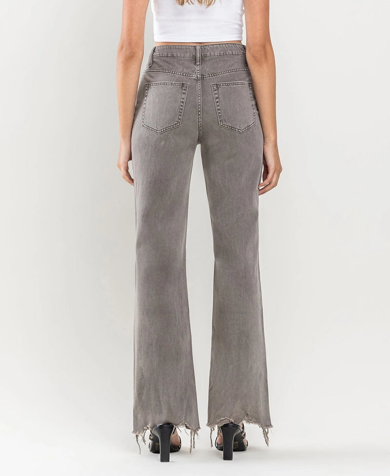 VERVET Smokey Olive 90's Vintage High Rise Flare Jeans