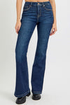 RISEN High Rise Dark Wash Flare Jeans