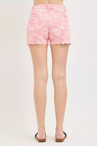 Risen High Rise Floral Printed Shorts
