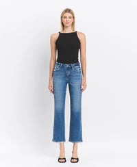 VERVET High Rise Ankle Straight Jeans