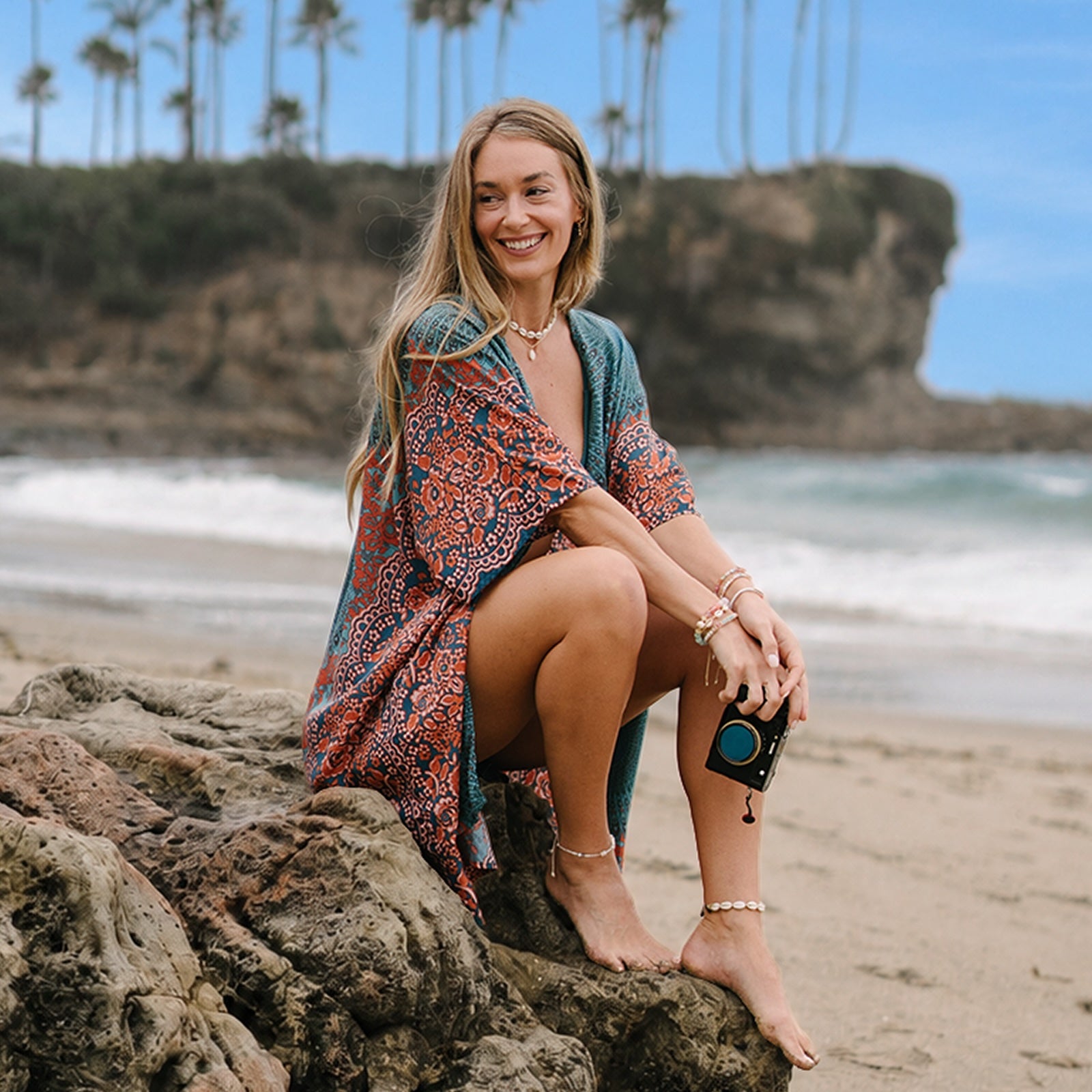 Lotus and Luna Lahaina Mandala Kimono
