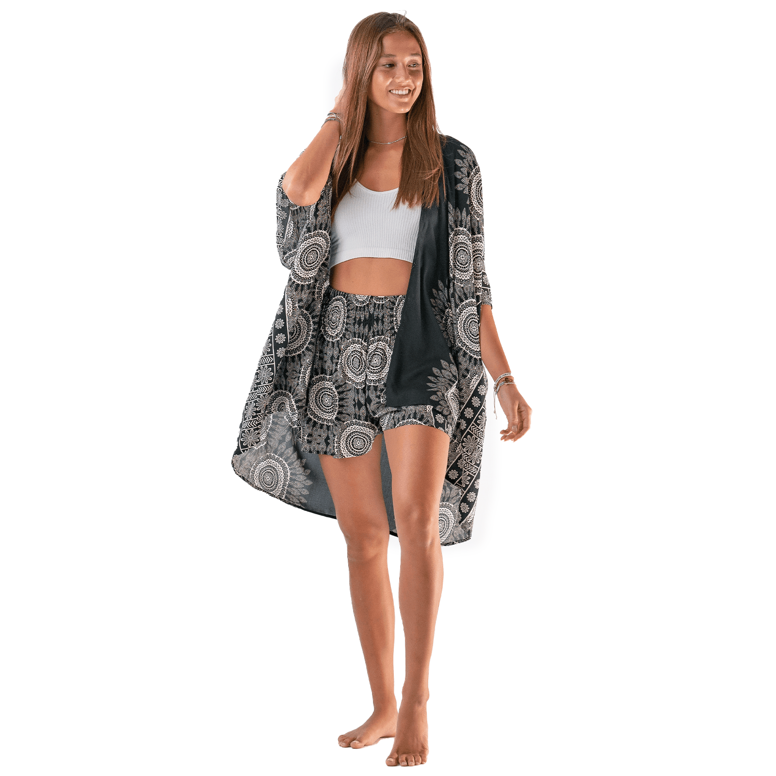 Bondi Shorts & Kimono Lounge Set