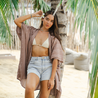 Lotus and Luna Yao Print Kimono