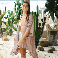 Lotus and Luna Yao Print Kimono