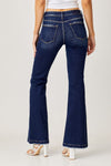 RISEN Low Rise Dark Wash Flare Jeans