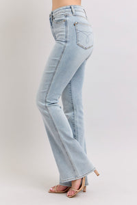Judy Blue High Rise Light Wash Tummy Control Bootcut Jeans