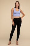 Scoop Ribbed Seamless Crop Top