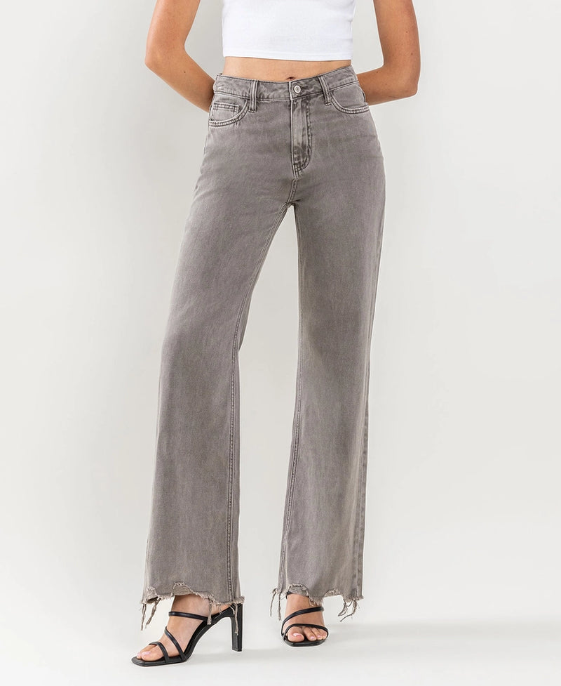 VERVET Smokey Olive 90's Vintage High Rise Flare Jeans