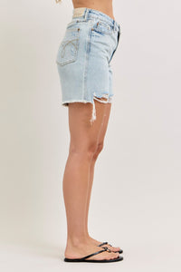 Judy Blue High Rise Rigid Magic Dad Shorts