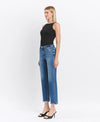 VERVET High Rise Ankle Straight Jeans