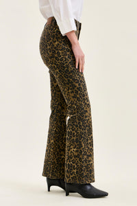 Judy Blue High Rise Bootcut Leopard Print Jeans