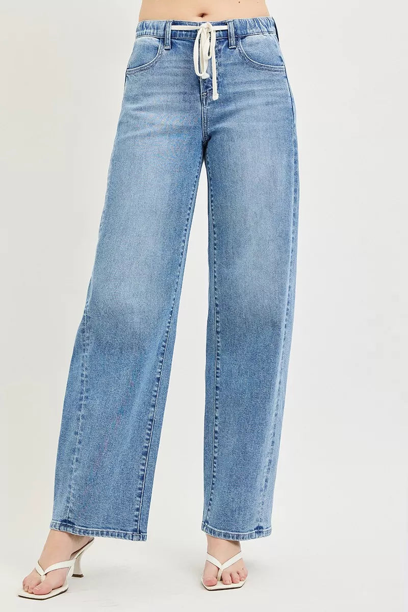 Risen High Rise Slouchy Barrel Jeans PG21753
