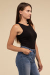 Sleek High Neck Sleeveless Padded Bodysuit