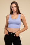 Scoop Ribbed Seamless Crop Top