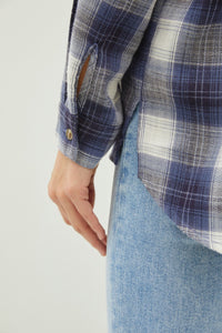 Blue Moon Plaid Button Down Shirt 