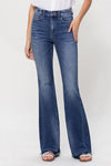 Flying Monkey High Rise Flare w/ Panel Detail Jeans