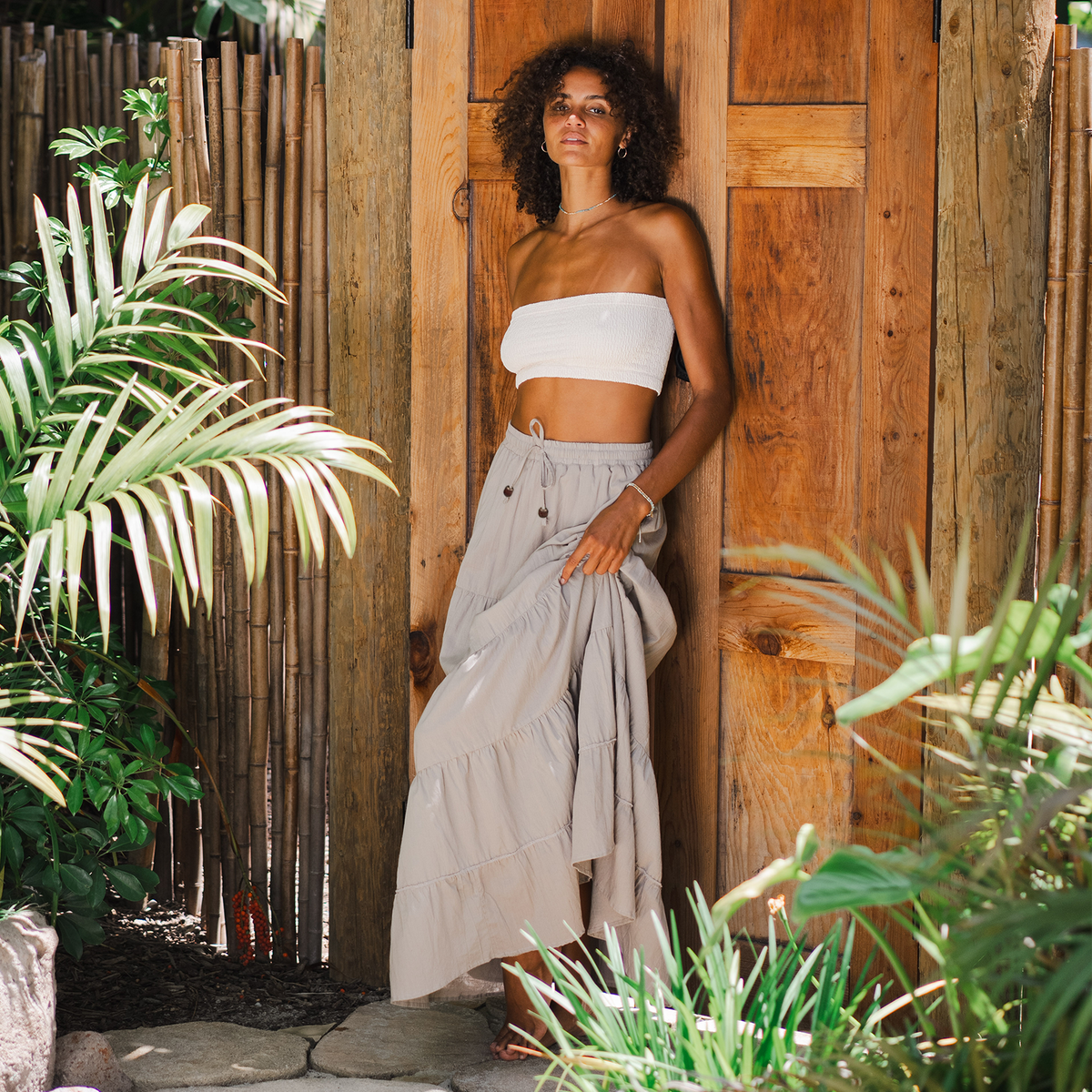 Lotus and Luna Stone Shipwrecked Maxi Skirt