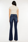 Kancan Mid Rise Dark Wash Flare Jeans