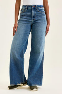 Judy Blue High Rise Retro Wide Leg Jeans