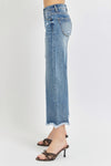 RISEN High Rise Cropped Flare Jeans