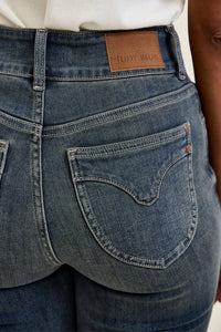 Judy Blue High Rise Daisy Double Button Bootcut Jeans 82734