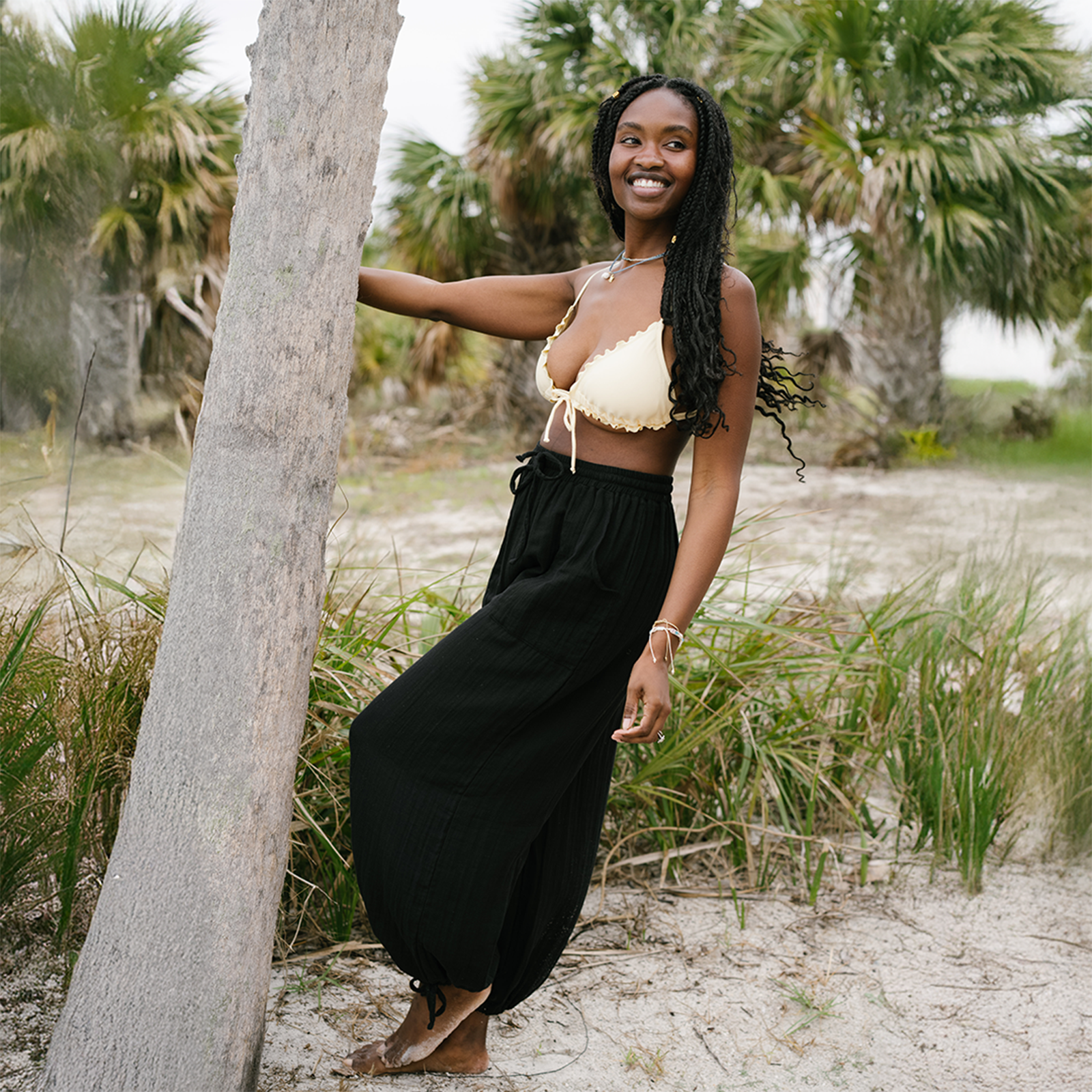 Lotus and Luna Black Adventure Cargo Pants