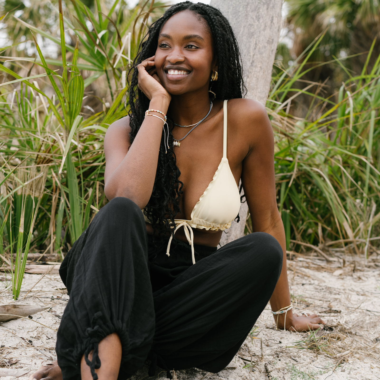 Lotus and Luna Black Adventure Cargo Pants