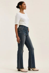 Judy Blue High Rise Daisy Double Button Bootcut Jeans 82734