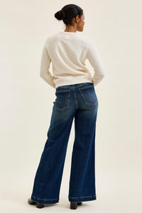 Judy Blue High Rise Lux Retro Wide Leg Jeans 881159