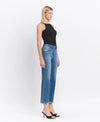 VERVET High Rise Ankle Straight Jeans