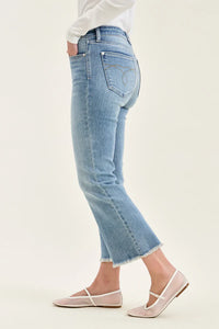 Judy Blue Mid Rise Kick Flare Jeans 82721