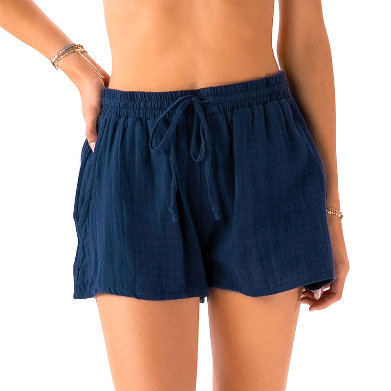 Lotus and Luna Oxford Cotton Cabana Shorts