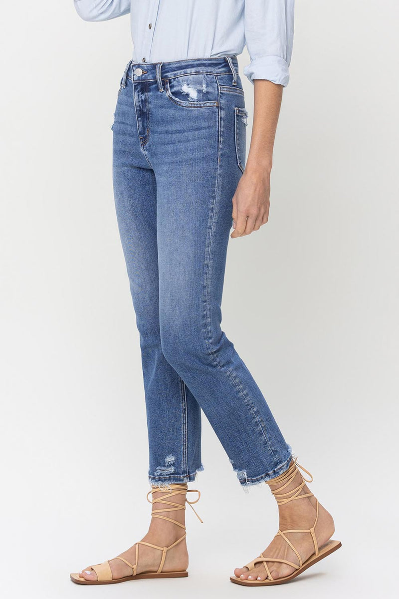 Lovervet High Rise Slim Straight Jeans