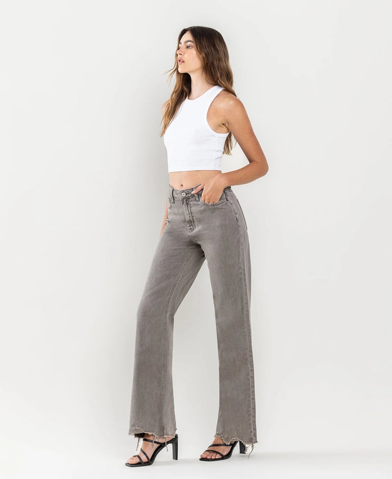 VERVET Smokey Olive 90's Vintage High Rise Flare Jeans