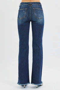 Risen Mid Rise Tummy Control Flare Jeans