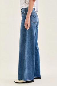 Judy Blue High Rise Wide Leg Palazzo Jeans