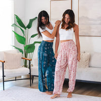 Lotus and Luna Cosmic Teal Harem Pants